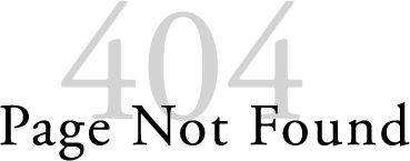 404 Page Not Found
